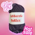 Netlux glitter tulle ribbon yarn for crochet bags and accessories -PL6000Mas