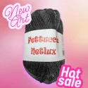 Netlux glitter tulle ribbon yarn for crochet bags and accessories -PL6000Mas