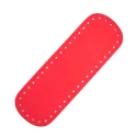 Fondi ovali in eco pelle per borsa in vibranti colori estivi - 24cm x 8cm - Mas