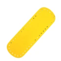Fondi ovali in eco pelle per borsa in vibranti colori estivi - 24cm x 8cm - Mas