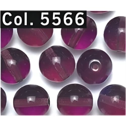 Gutermann 6mm iridescent rainbow glass beads in Mora 5566 colour