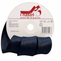 25 mm bias tape in shiny satin blue - 20 m roll