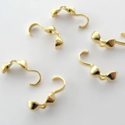 Coprinodi Jabò con uncino aperto da usare come finali per collane - FF002 Bis Benox