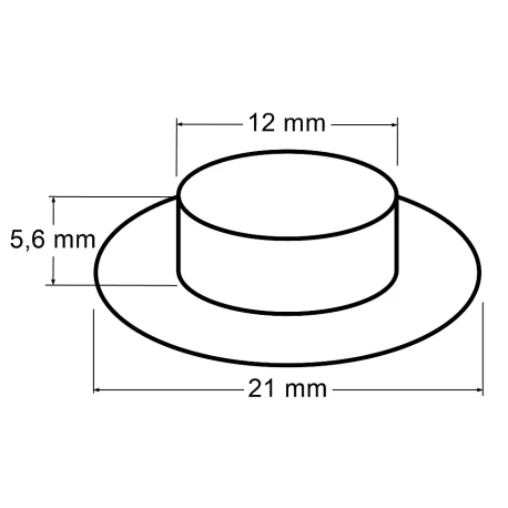 Occhielli decorativi diametro interno 12mm con rondelle