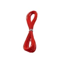 Filo in cotone cerato opaco rosso da 1 mm di diametro - Confezione 5 metri - K188 Benox