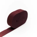 Gros Grain Canetè Tape 25mm (No.5) burgundy for decoration and reinforcement