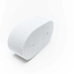 Gros Grain Canetè tape 40mm (N 9) white Pack 10mt for decoration and reinforcement