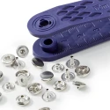 'Sport & Camping Mini' press studs, SILVER, 13 mm - 390501 Prym