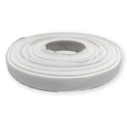 Roll of smooth 100% cotton percale tape 1cm high - Roll 20 metres