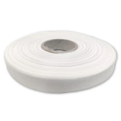 Rotolo di fettuccia spigata in cotone 100% alta 1cm - Bobina 20 metri