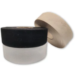 Rotolo di fettuccia pedana liscia in cotone 100% alta 3cm - Bobina 20 metri