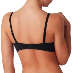 Cotonella reggiseno foderato leggermente imbottito e senza ferretto colore nero 2