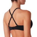 Cotonella reggiseno foderato leggermente imbottito e senza ferretto colore nero