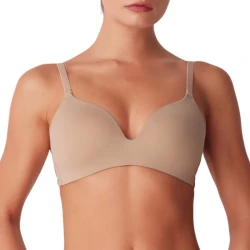 Cotonella reggiseno foderato leggermente imbottito e senza ferretto colore nero 2