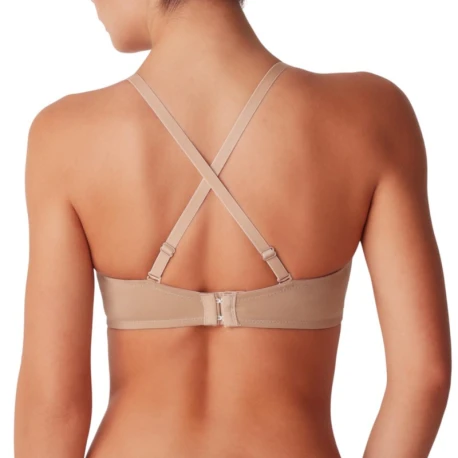 Cotonella reggiseno foderato leggermente imbottito e senza ferretto colore beige