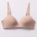 Cotonella reggiseno foderato leggermente imbottito e senza ferretto colore beige