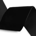50 mm high black velvet ribbon elegant decorative trimmings