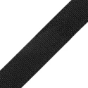 Nastro resistente 25mm Nero per tracolle o cinghie di zaini