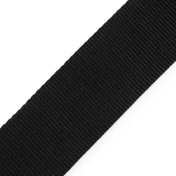 Heavy duty 50 mm black tape for shoulder or backpack straps