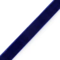 16 mm high blue velvet ribbon elegant decorative trimmings