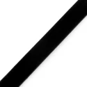 16 mm high black velvet ribbon elegant decorative trimmings