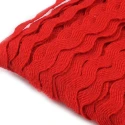 Zig-Zag serpentine border tape 12mm polyester red