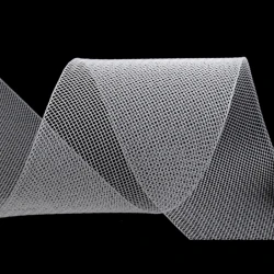 Nastro Crinolina 80mm di crine intrecciato per dare forma e sostegno