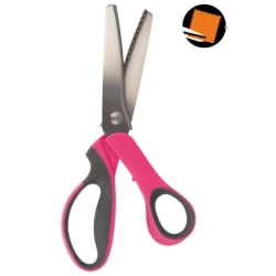 Forbici Tagliacampioni ZIG-ZAG con manico ergonomico antiscivolo - M165 Mediac