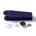 Bottoni per Jeans 17 mm ARGENTO ANTICO disegno American star - 622210 Prym