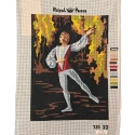 Canvas painting for half-stitch embroidery 'The Dancer' by Royal Paris