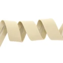 Semi-rigid cream faux leather bias 15 mm high