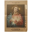 Tela grande quadro da ricamare “Sacro Cuore” di Pompeo Batoni - DMC 3101