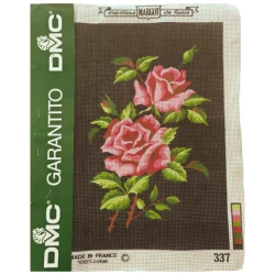DMCe 337 Margot de Paris "Rose Rosa" embroidery canvas