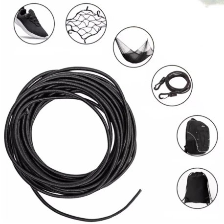 Cordoncino elastico tubolare robusto grande 5 e 6mm - Filati Leone
