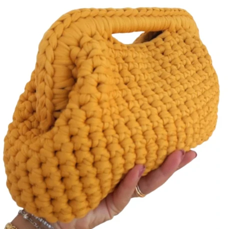 Fettuccia in Lycra Soft senza imperfezioni per borse Fashion Bag all'uncinetto rocca da 400gr - PL4000 Mas