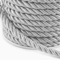 Polished twisted cord 6mm for handles and upholstery