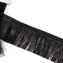 Glossy black decorative trimmings width 45mm