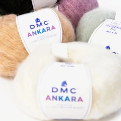 DMC Ankara wool, mohair blend, soft and fluffy 50g ball of yarn