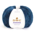 Lana DMC Ankara in misto Mohair, morbido e soffice gomitolo di filato da 50gr colore 811 Blu Indaco