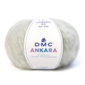 DMC Ankara mohair blend wool, soft and fluffy 50g ball of yarn, colour 804 Pearl Grey