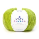 DMC Ankara mohair blend wool, soft and fluffy 50g ball of yarn, colour 801 Lime Green