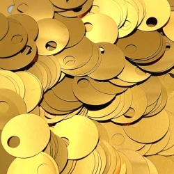 Paillettes grandi 20mm argento per decorare borse e pochette realizzate all'uncinetto 500 pezzi 2