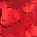 Large 20 mm red sequins for decorating crocheted bags and clutches 500 pieces