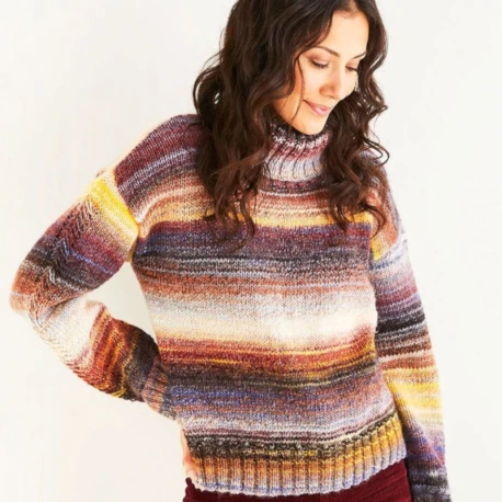 DMC Pirouette Faded Wool in soft and warm acrylic, 200g ball of yarn