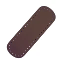 Oval faux leather bag bases in vibrant summer colours - 24cm x 8cm - Mas