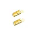 Terminal lug end cap for necklaces, chains and bracelets