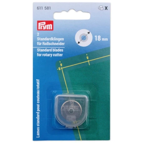 Replacement blades for 18mm super mini cutter - 611581Prym