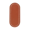 Oval genuine leather bag bases - 20cm x 9cm - MA71 Mas
