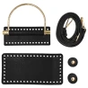 Kit per Borsa manico in metallo oro completo di tracolla, fondo e chiusura magnetica - K013 Mas