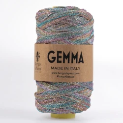 Gemma di Borgo de' Pazzi lurex ribbon, light and sparkling, for crocheted bags